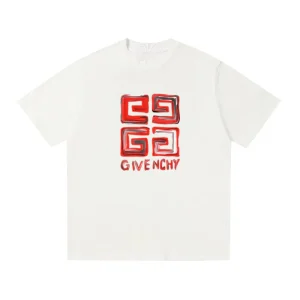 Givenchy Kaos Logo Seri Huruf, Unisex GIV-202