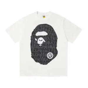 A BATHING APE Kaos Logo Seri Huruf, Unisex  AP-210
