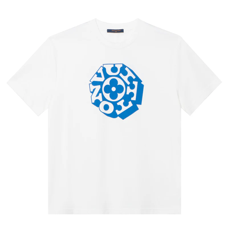 LV Kaos Logo Seri Huruf, Unisex,-L-13